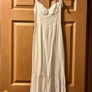 Reformation nikita dress white 0P